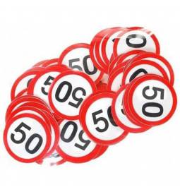 Konfeti za 50. rojstni dan, Stop znak