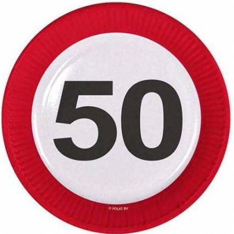 Krožniki za 50 rojstni dan, Stop znak