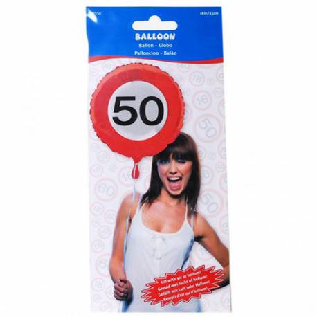 Folija balon 40 let, Stop znak