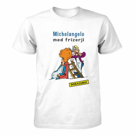 Majica za rojstni dan Michelangelo med frizerji