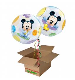 Napihnjen Bubble balon 1st Birthday Miki