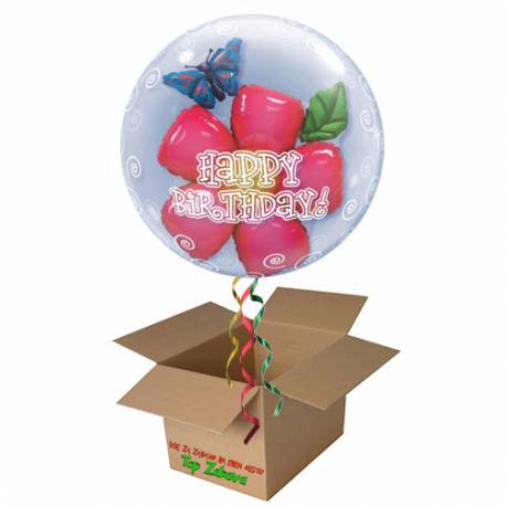 Napihnjen Bubble balon Birthday Flower