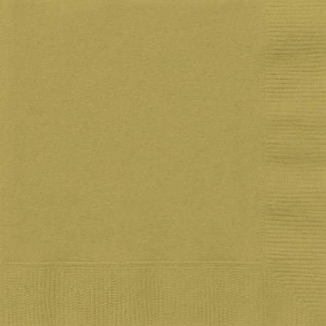 Serviete ZLATE 13x13 cm / 20 kos
