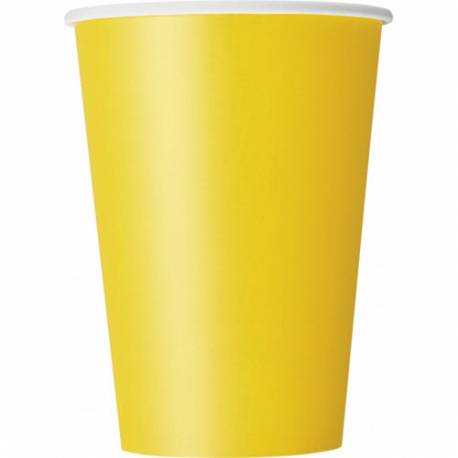 Kozarčki RUMENI 270 ml / 8 kos
