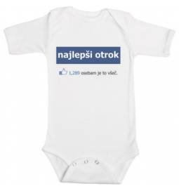 Šaljiv otroški bodi FB najlepši otrok